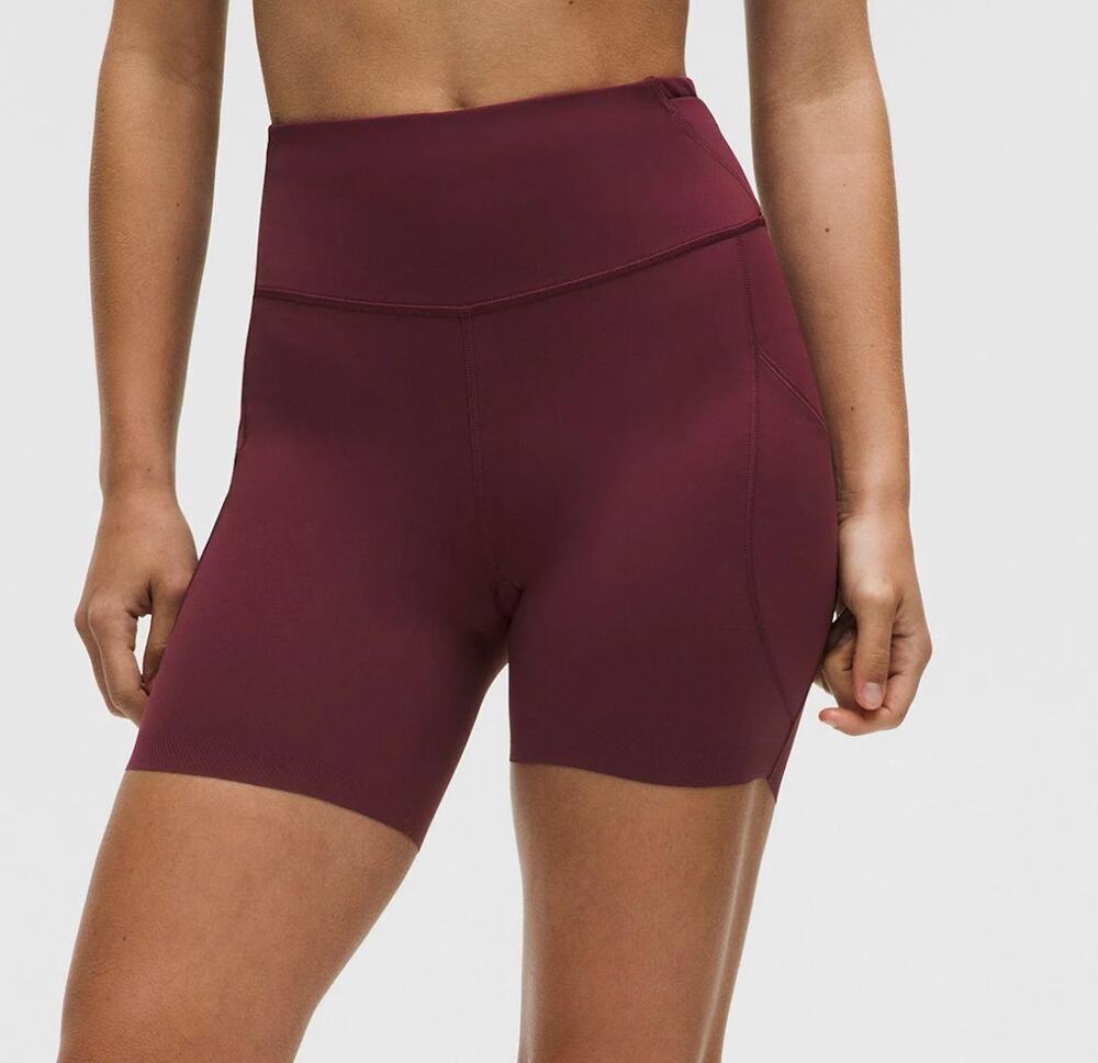 NWT lululemon Fast and Free HR Short 6" with Pockets - Size 12